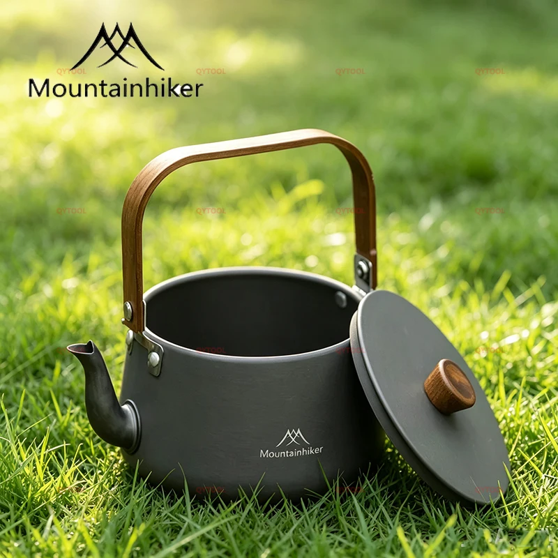 Mountainhiker 1.1L Ultralight Aluminium Outdoor Kettle with Wood Handle for Camping Coffee Pot Tourist Cookware Supplies
Mountainhiker 1.1L Ultralight Aluminium Outdoor Kettle with Wood Handle for Camping Coffee Pot Tourist Cookware Supplies