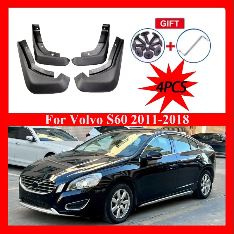 Accessories For Volvo S60 2011-2018 2012 2013 2014 4PCS Car Mudflaps Front Rear Fender Wheel Cover Guard Mudguard Splash Guard
Accessories For Volvo S60 2011-2018 2012 2013 2014 4PCS Car Mudflaps Front Rear Fender Wheel Cover Guard Mudguard Splash Guard
