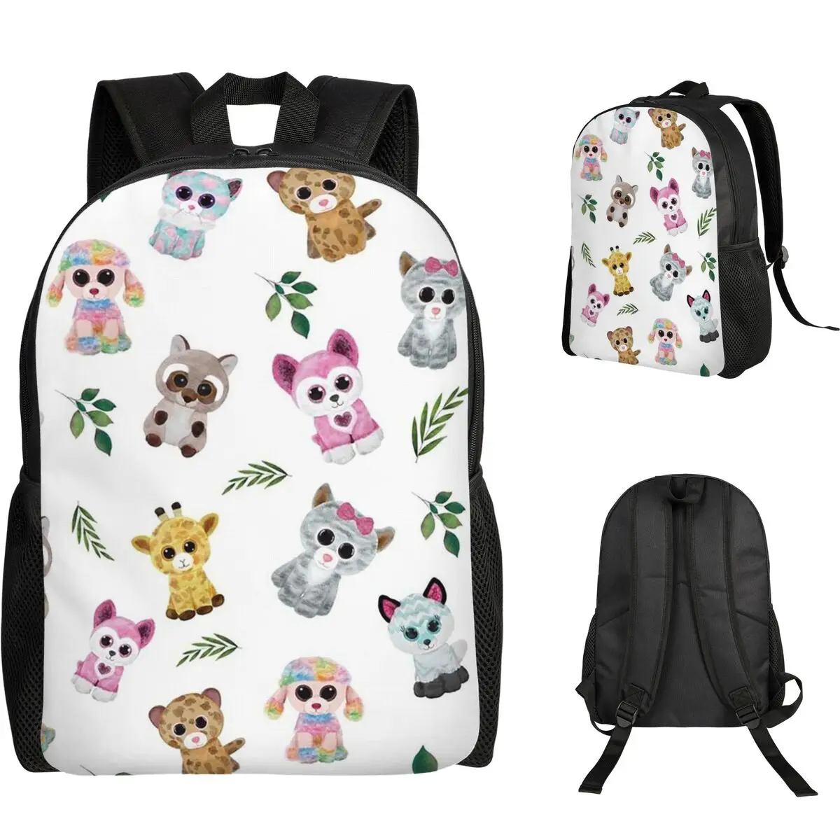 Beanie Boo Student Backpack School Bag Hiking Travel Daypack for Men Women Fashion Bookbag Shoulder Bags
Beanie Boo Student Backpack School Bag Hiking Travel Daypack for Men Women Fashion Bookbag Shoulder Bags