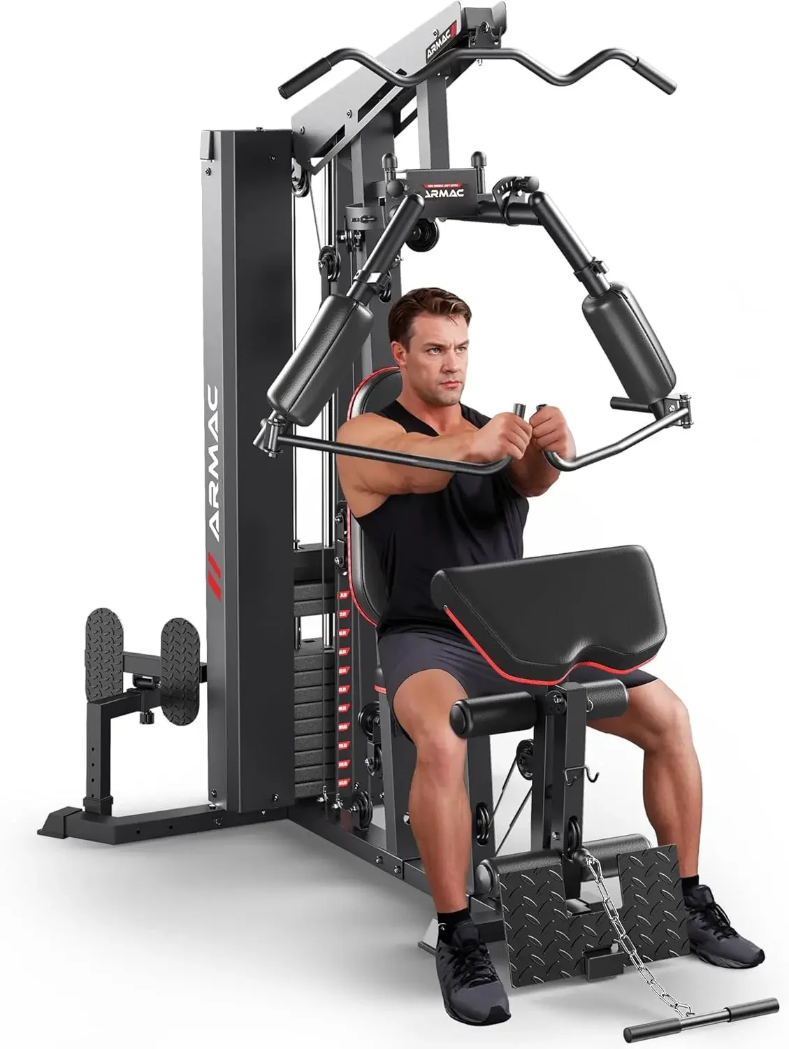 Home Gym System, Home Gym Equipment, Workout Equipment with 150LBS Weight Stack, Pulley System, Fly Chest, and Leg Press f
Home Gym System, Home Gym Equipment, Workout Equipment with 150LBS Weight Stack, Pulley System, Fly Chest, and Leg Press f