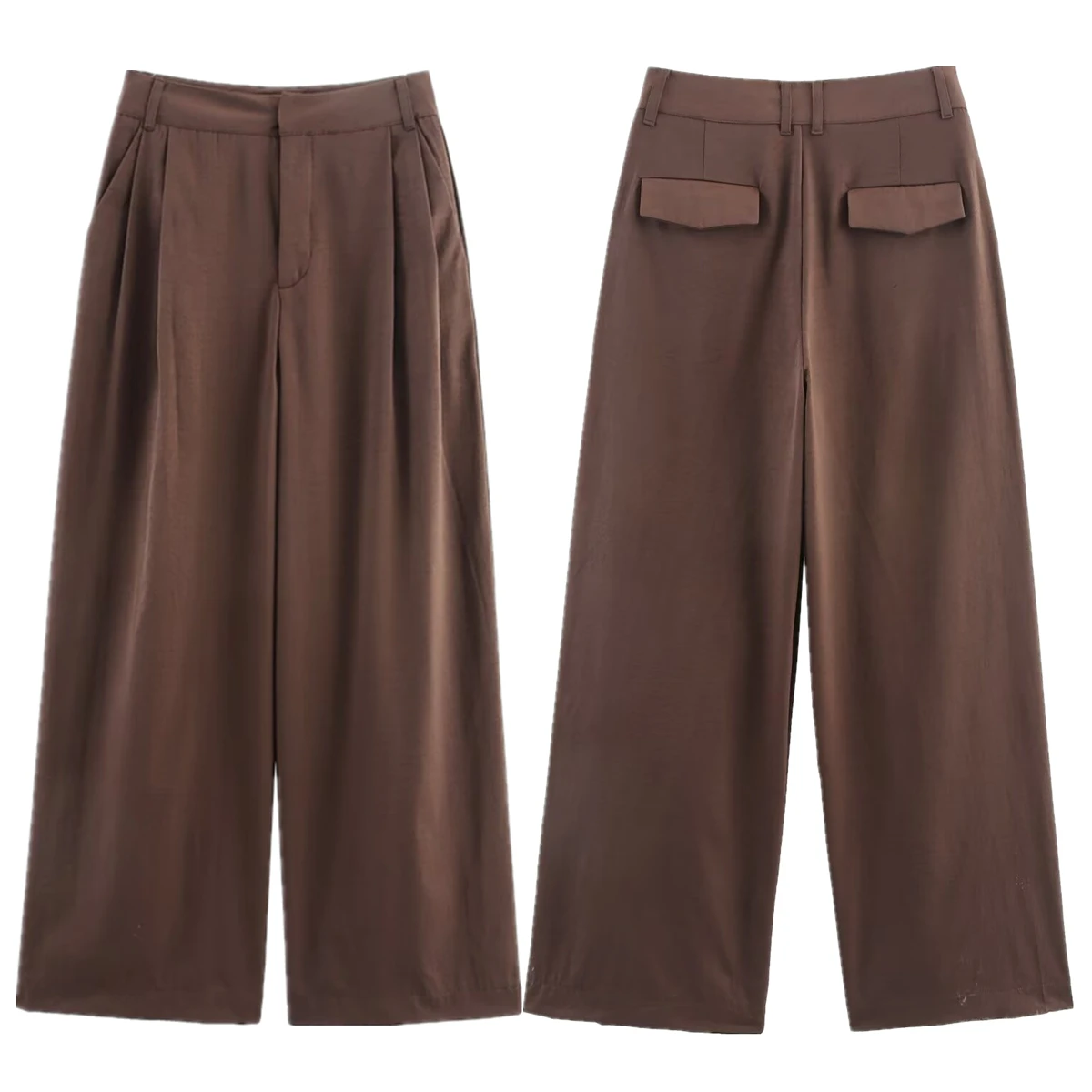 Jenny&Dave French Office Ladies Lazy Dark Khaki Fashionable Elegant Commuting Suit Pants For Women Pleated Staright Trousers Wom
Jenny&Dave French Office Ladies Lazy Dark Khaki Fashionable Elegant Commuting Suit Pants For Women Pleated Staright Trousers Wom