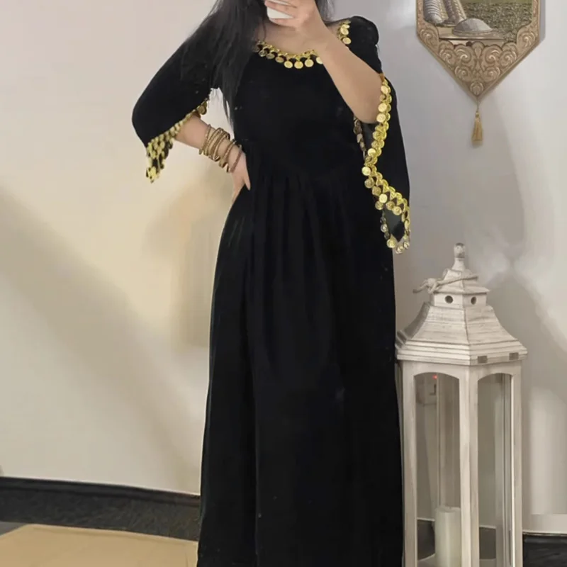 Casual Square Neck High Waist Pleat Maxi Dress Lady New Solid Party Vestidos Dress Vintage Sequin Slit Half Sleeve Evening Dress
Casual Square Neck High Waist Pleat Maxi Dress Lady New Solid Party Vestidos Dress Vintage Sequin Slit Half Sleeve Evening Dress