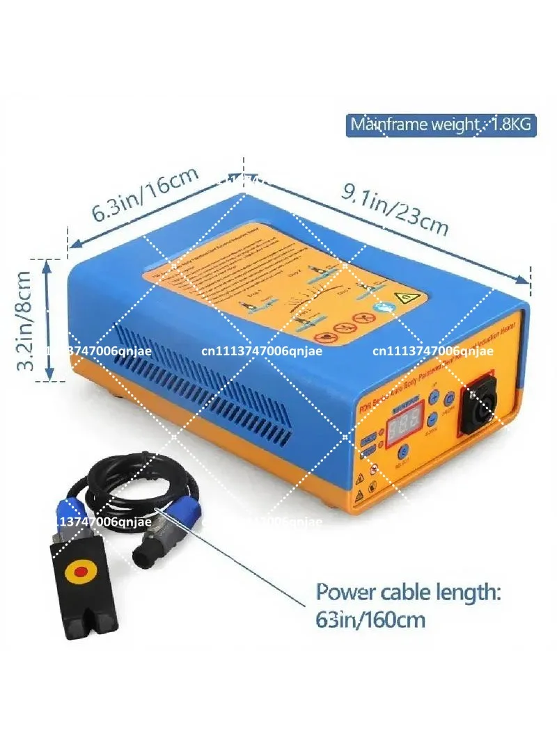 Auto Body Dent Removal Induction Heater, Paintless Dent Repair Tool 220V 150KHZ
Auto Body Dent Removal Induction Heater, Paintless Dent Repair Tool 220V 150KHZ