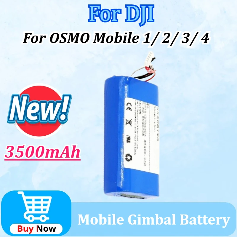 Newly Upgraded 7.2V 3500mAh OM170 Lithium Battery for DJI OSMO Mobile 1 2 3 4 Generation Handheld Gimbal Batteries
Newly Upgraded 7.2V 3500mAh OM170 Lithium Battery for DJI OSMO Mobile 1 2 3 4 Generation Handheld Gimbal Batteries