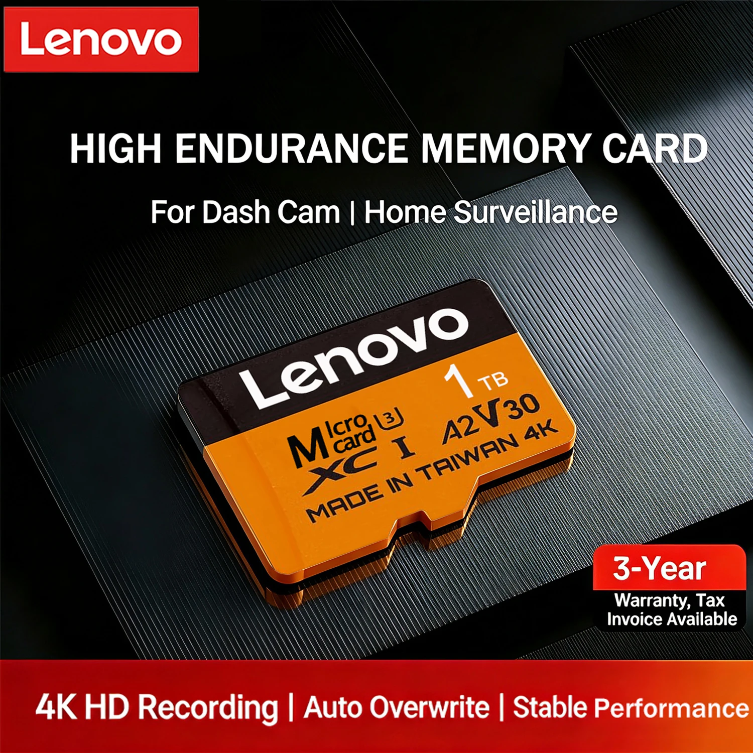 Lenovo Extreme Micro SD Card 1TB High Speed Memory Card 128GB 256GB 512GB U3 V30 Mini TF Card 64GB For Phone Camera DJI Drone
Lenovo Extreme Micro SD Card 1TB High Speed Memory Card 128GB 256GB 512GB U3 V30 Mini TF Card 64GB For Phone Camera DJI Drone