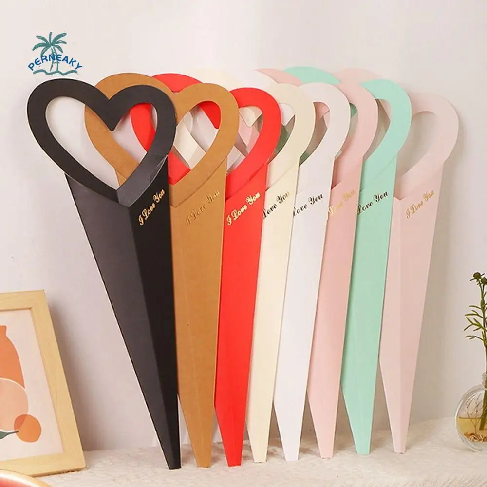 10pcs Romantic Heart Single Flower Box DIY Paper Bouquet Packaging Box Portable Rose Wrapping Gift Box Mother's Day
10pcs Romantic Heart Single Flower Box DIY Paper Bouquet Packaging Box Portable Rose Wrapping Gift Box Mother's Day