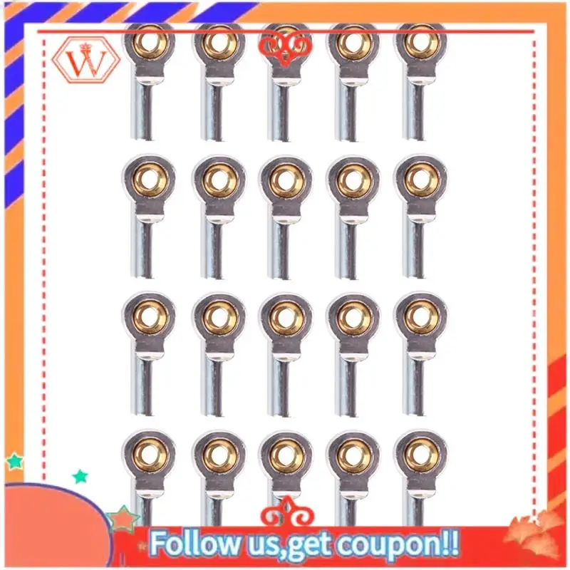 Durable 100Pcs Metal M3 Link Tie Rod End Ball Joint For 1/10 RC Car Crawler AXIAL SCX10 D90 D110 Tamiya CC01,Silver
Durable 100Pcs Metal M3 Link Tie Rod End Ball Joint For 1/10 RC Car Crawler AXIAL SCX10 D90 D110 Tamiya CC01,Silver