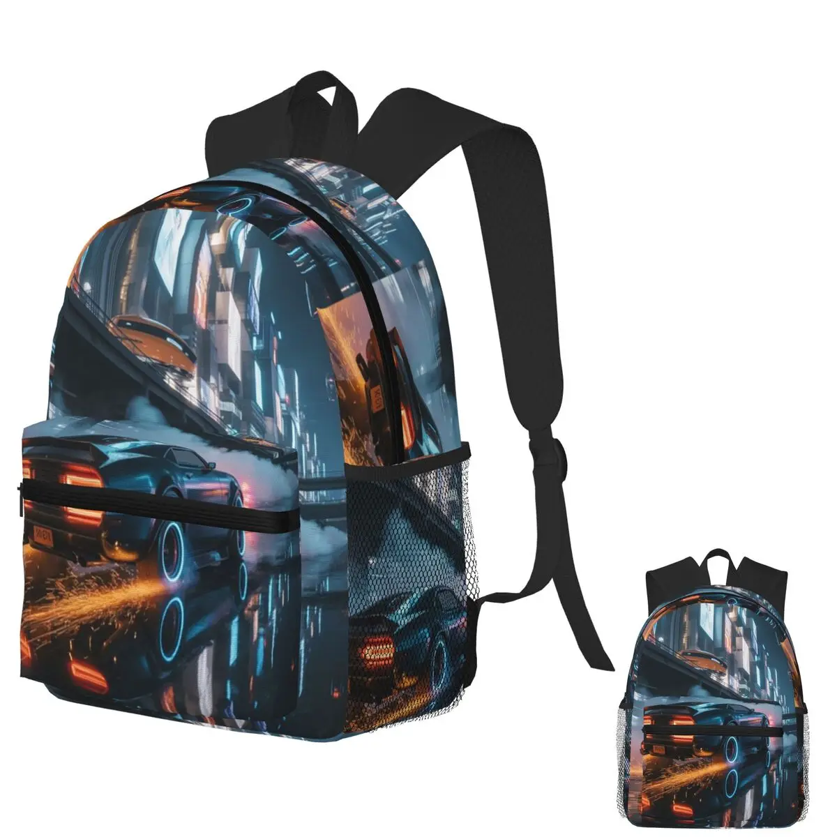 Cyber Muscle Car Drift Neon City Art Student Backpack School Bag Hiking Travel Daypack for Boys Girls Bookbag Shoulder Bags
Cyber Muscle Car Drift Neon City Art Student Backpack School Bag Hiking Travel Daypack for Boys Girls Bookbag Shoulder Bags