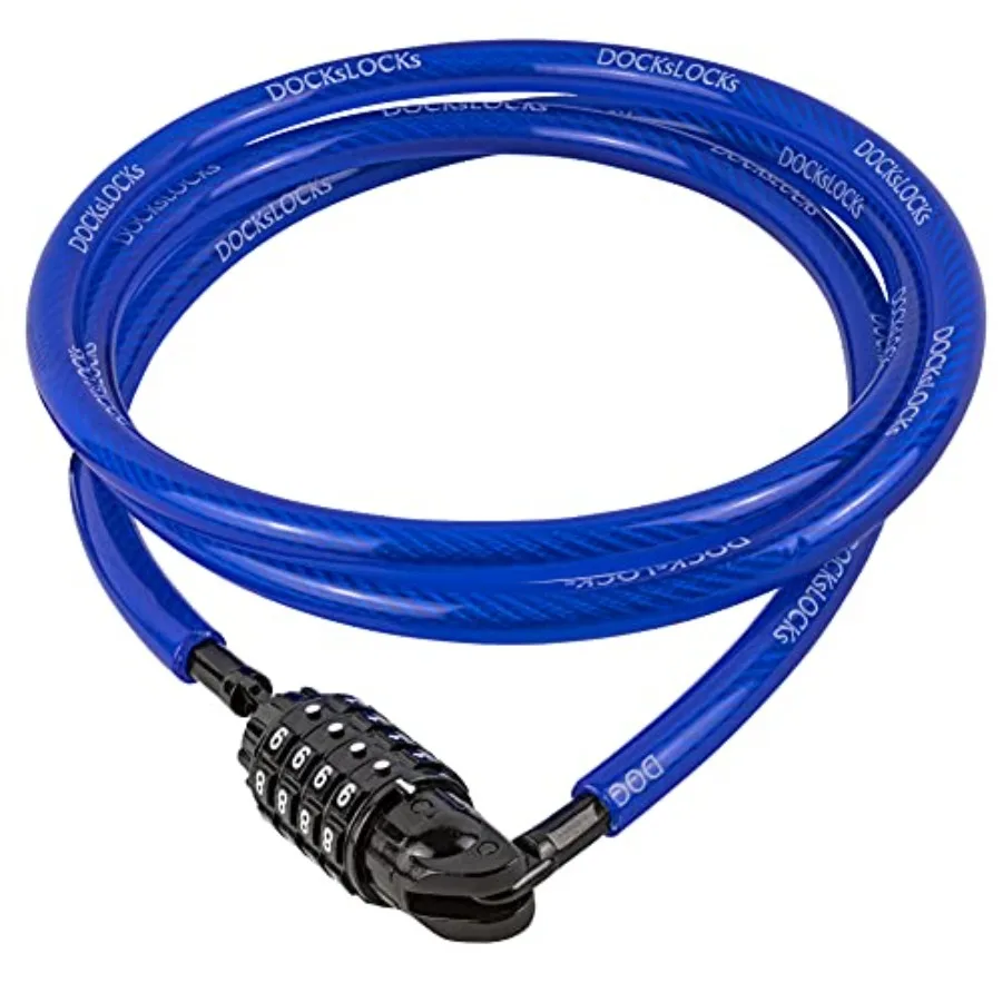 Weatherproof Straight Security Cable Lock to 25Feet Lengths with Resettable Combination, Anti-Theft Protection for Kayak, Bike,
Weatherproof Straight Security Cable Lock to 25Feet Lengths with Resettable Combination, Anti-Theft Protection for Kayak, Bike,