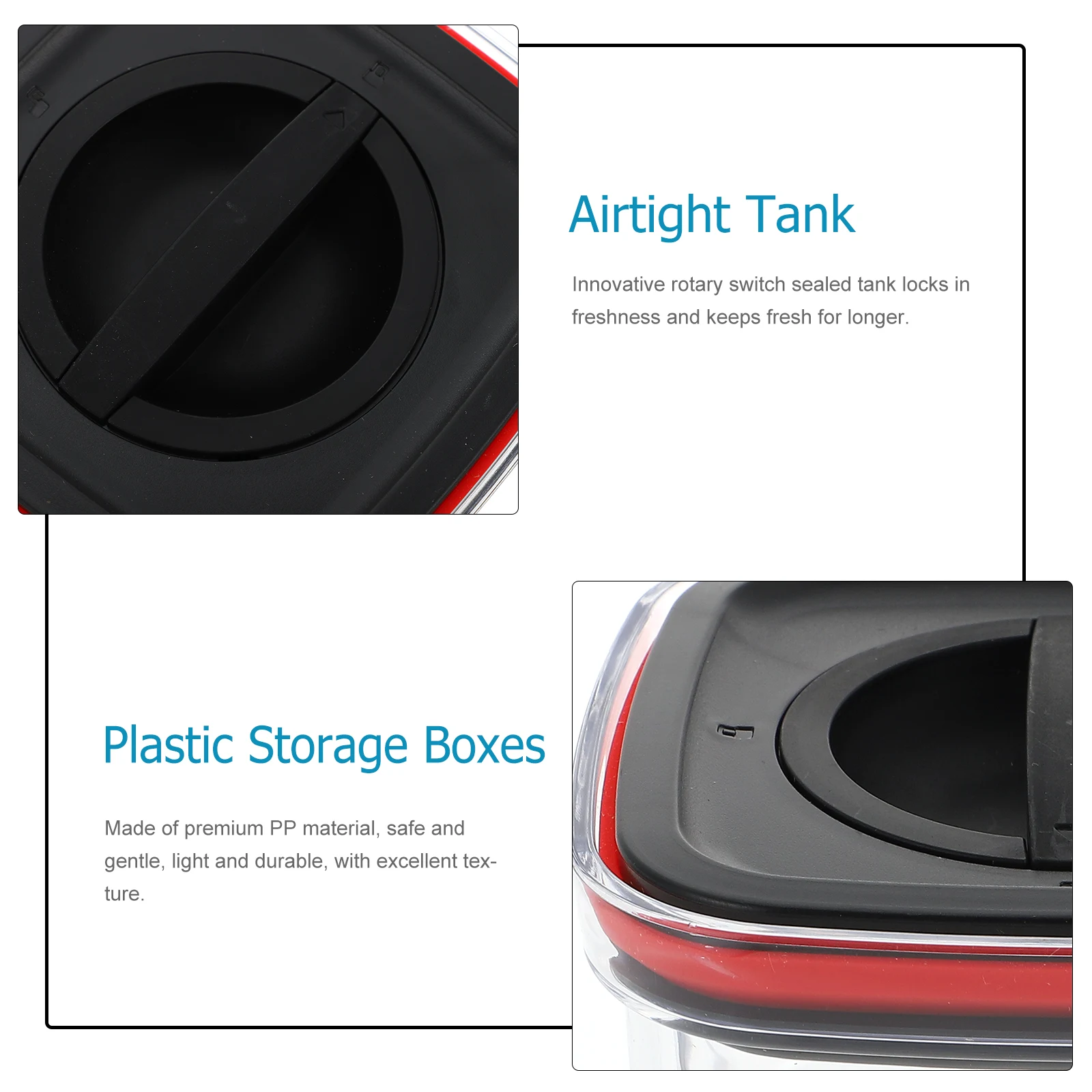 Airtight Food Storage Container Seal Tank For Kitchen Household Leakproof Freshness Keeper Pp Material Stackable Container For
Airtight Food Storage Container Seal Tank For Kitchen Household Leakproof Freshness Keeper Pp Material Stackable Container For