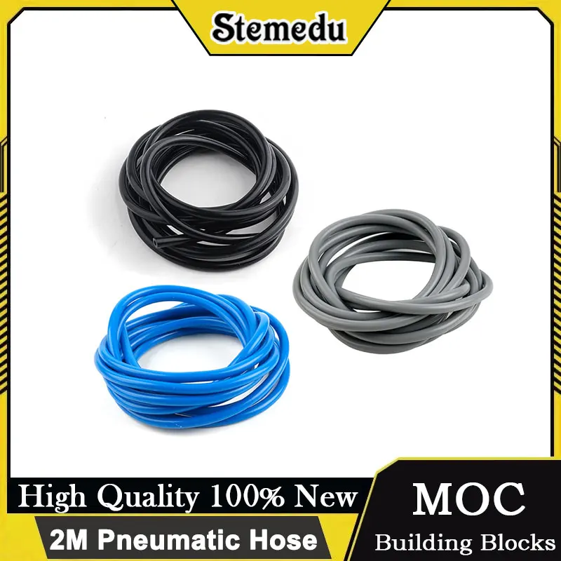 MOC 2M Pneumatic Hose Kit Power Bricks for Legoeds-Compatible DIY Car Builds Includes Valves Cylinders 4mm Tubing
MOC 2M Pneumatic Hose Kit Power Bricks for Legoeds-Compatible DIY Car Builds Includes Valves Cylinders 4mm Tubing