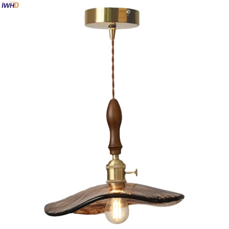 IWHD Amber Glass LED Hanging Lamp For Living Dining Room Table Light Restaurant Japan Vintage Copper Pendant Lighting Hanglampen
IWHD Amber Glass LED Hanging Lamp For Living Dining Room Table Light Restaurant Japan Vintage Copper Pendant Lighting Hanglampen