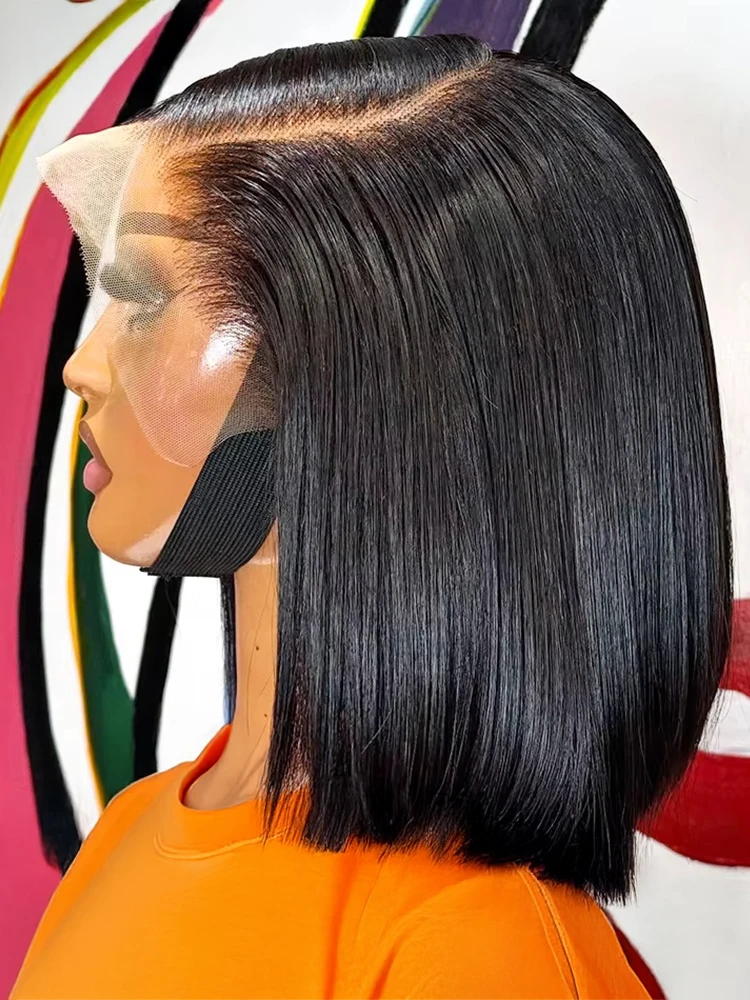 200% Straight Lace Front Wig Human Hair 13x4 13x6 HD Transparent Lace Frontal Wigs Short Bob Hair Wigs For Women 100% Human Hair
200% Straight Lace Front Wig Human Hair 13x4 13x6 HD Transparent Lace Frontal Wigs Short Bob Hair Wigs For Women 100% Human Hair