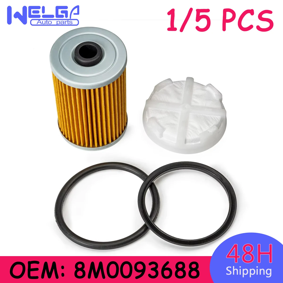 1/5PCS Universal Fuel Filter Filtering Disk Set 35-8M0093688 866171A01 For Mercury Marine For Mercruiser Engines with Gen III
1/5PCS Universal Fuel Filter Filtering Disk Set 35-8M0093688 866171A01 For Mercury Marine For Mercruiser Engines with Gen III