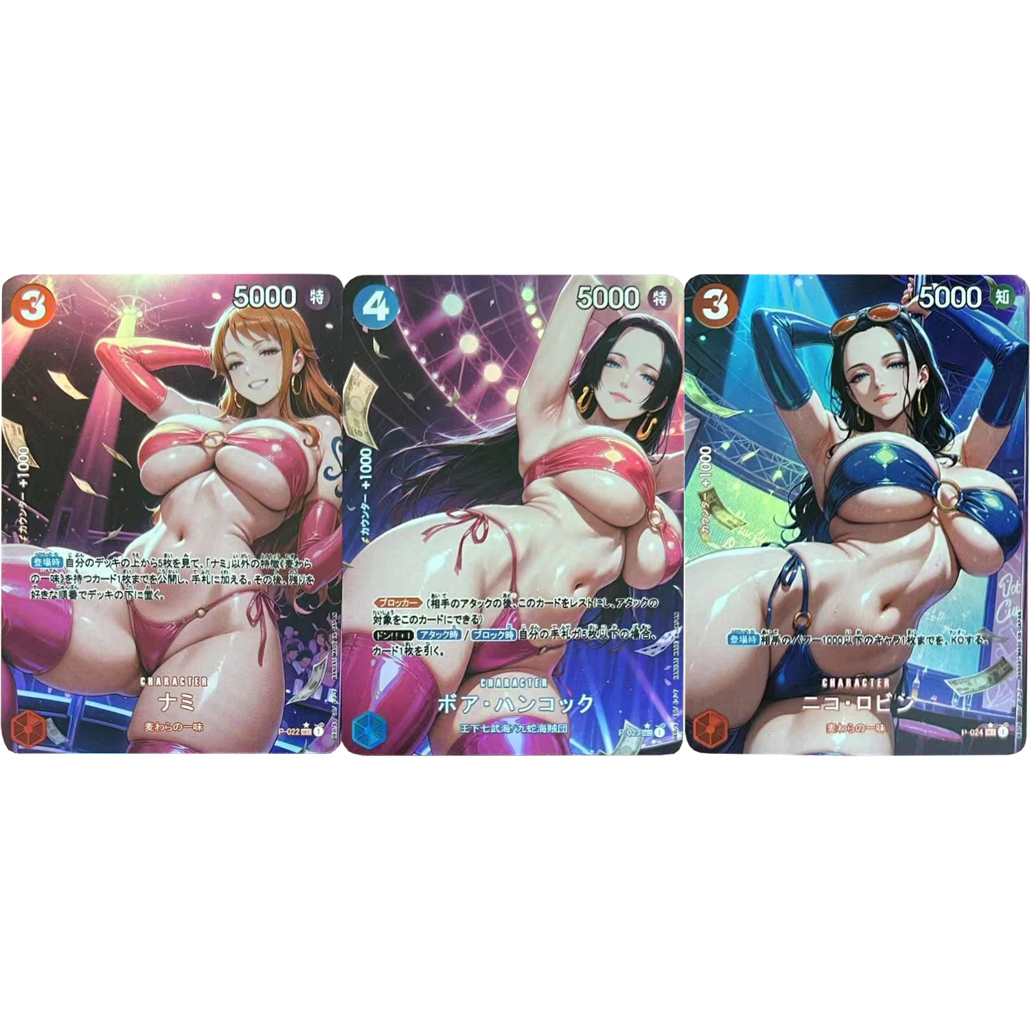 3 шт./компл. Diy Self Made One Piece Nami Hancock Robin Neon Light Series Флэш-карта OPCG Классическая коллекция аниме Карты Подарочная игрушка
3 шт./компл. Diy Self Made One Piece Nami Hancock Robin Neon Light Series Флэш-карта OPCG Классическая коллекция аниме Карты Подарочная игрушка