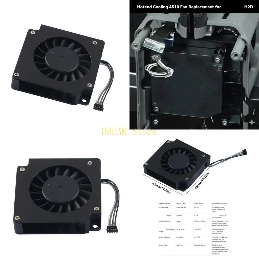 Cooling Fan 4510 45mm 45x45x10mm Cooling Fan Computer Cooling Fan Replacement best sale
Cooling Fan 4510 45mm 45x45x10mm Cooling Fan Computer Cooling Fan Replacement best sale