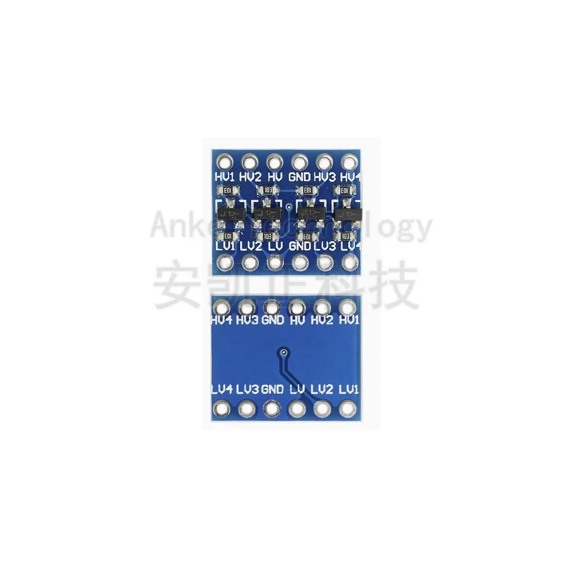 4-channel Level Conversion Module with Bidirectional Logic Conversion, 3.3V to 5V and 5V to 3.3V, IIC, UART, SPI
4-channel Level Conversion Module with Bidirectional Logic Conversion, 3.3V to 5V and 5V to 3.3V, IIC, UART, SPI