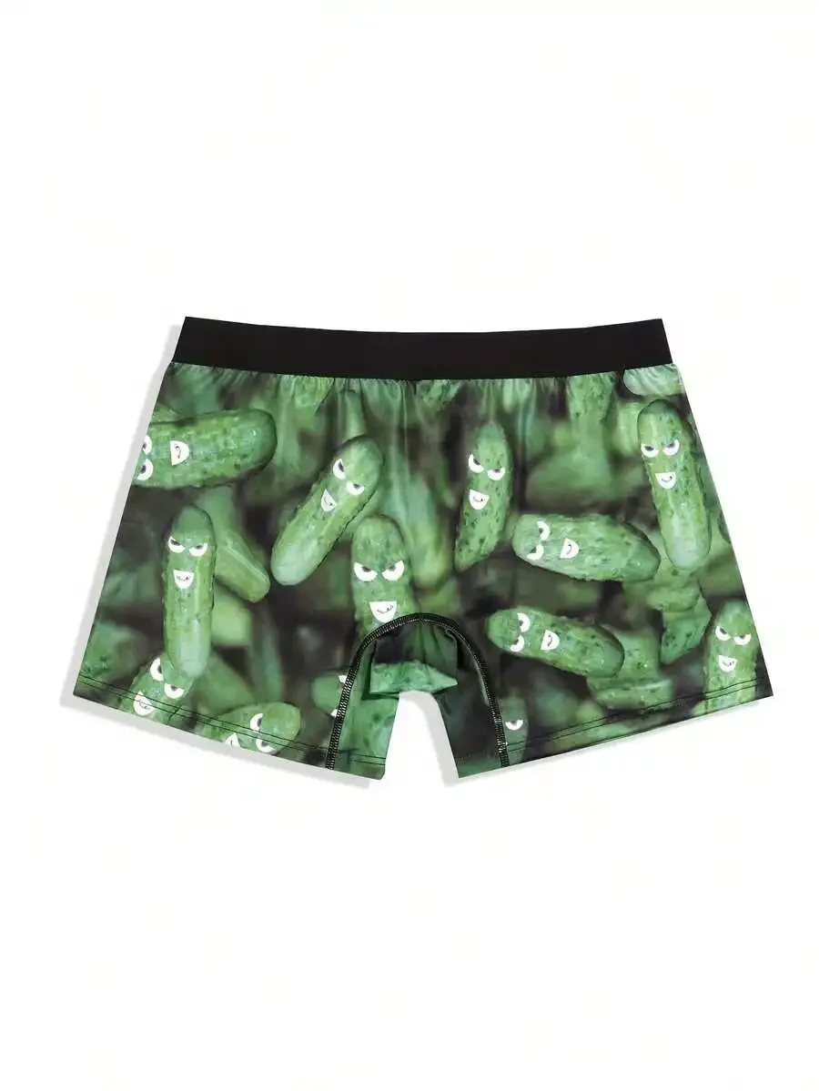 3 Pcs Cucumber Print Mens Boxer Shorts
3 Pcs Cucumber Print Mens Boxer Shorts