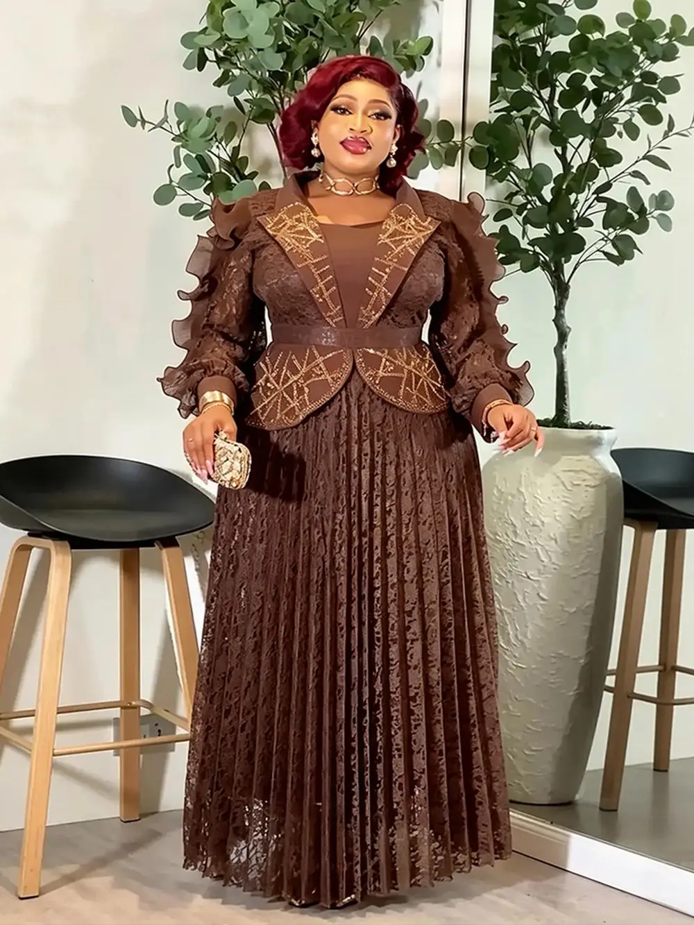 African dresses for woman Turkey dress Sequin Diamond Robe Africaine African clothing Fashion Boubou Africain femme 2026 New
African dresses for woman Turkey dress Sequin Diamond Robe Africaine African clothing Fashion Boubou Africain femme 2026 New