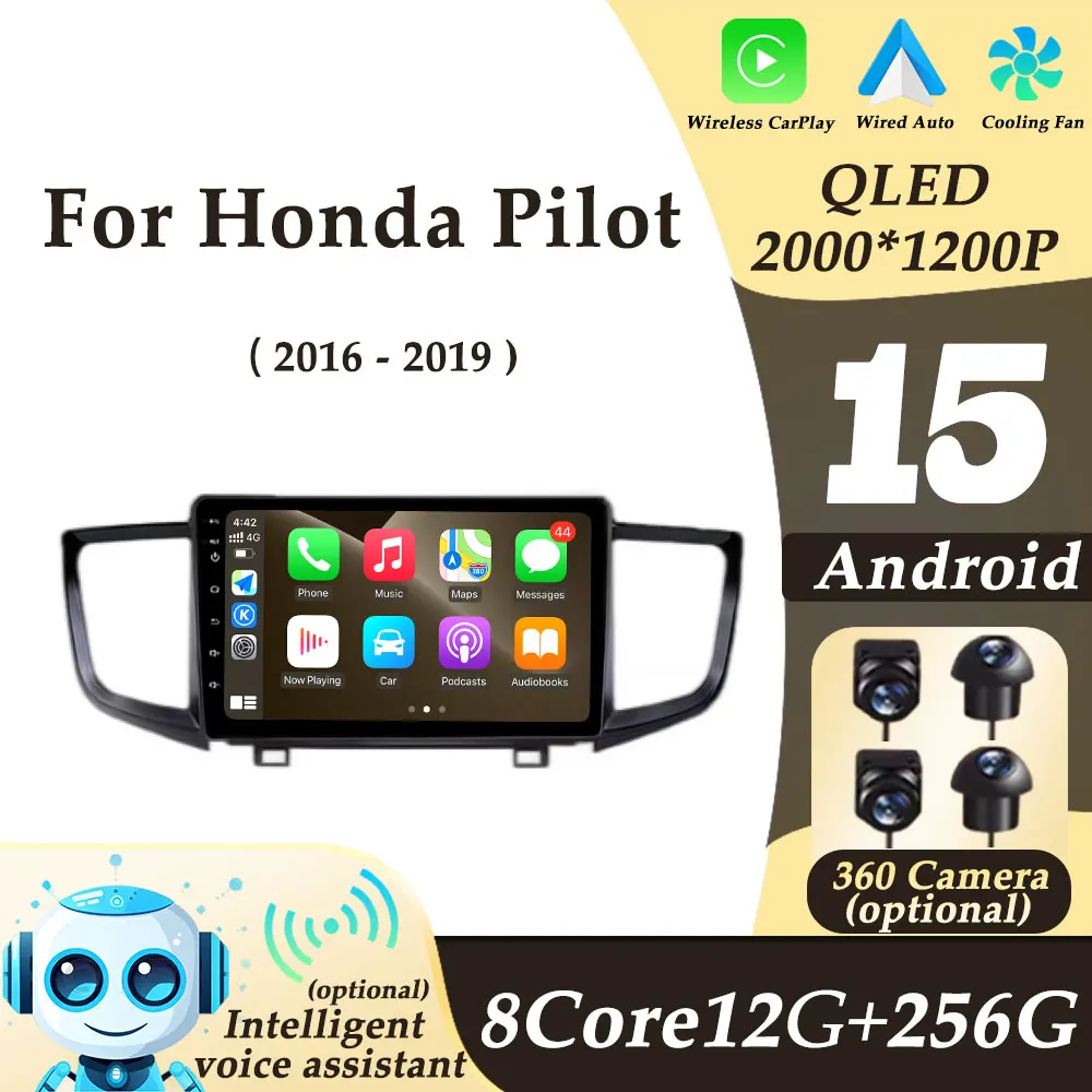 9“ for Honda Pilot 2016 - 2019 GPS Navigation Android Auto CarPlay Car Radio Video Audio Split Screen DSP Stereo GPS Navi WIFI
9“ for Honda Pilot 2016 - 2019 GPS Navigation Android Auto CarPlay Car Radio Video Audio Split Screen DSP Stereo GPS Navi WIFI