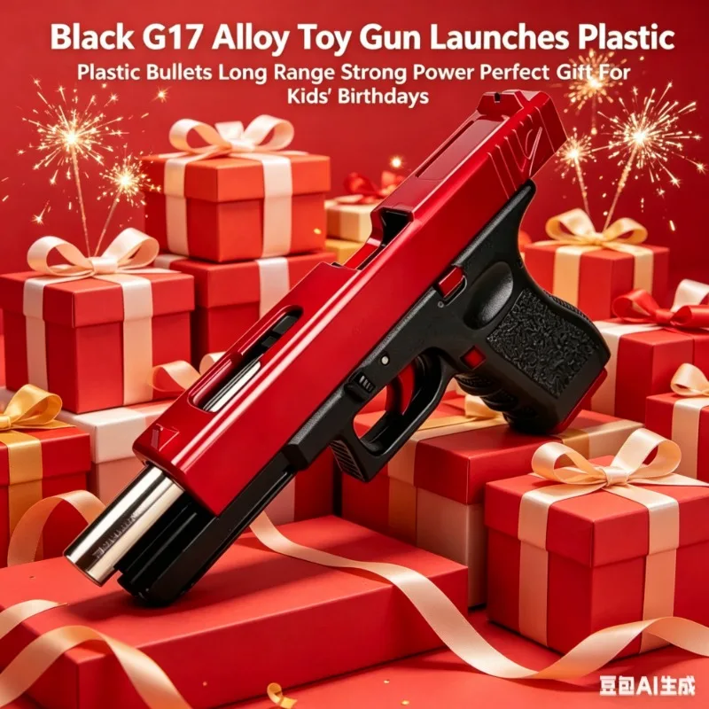 Black G17 Alloy Mini Model Launches Plastic Bullets Wide Range High Power Ideal Gift For Children Birthday Event
Black G17 Alloy Mini Model Launches Plastic Bullets Wide Range High Power Ideal Gift For Children Birthday Event