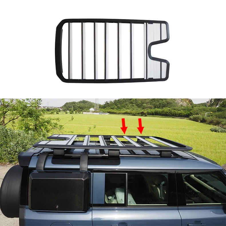 New style Aluminum Alloy Roof Rack Roof Basket Luggage Rack for Land Rover Defender 90 110 2020-2024
New style Aluminum Alloy Roof Rack Roof Basket Luggage Rack for Land Rover Defender 90 110 2020-2024