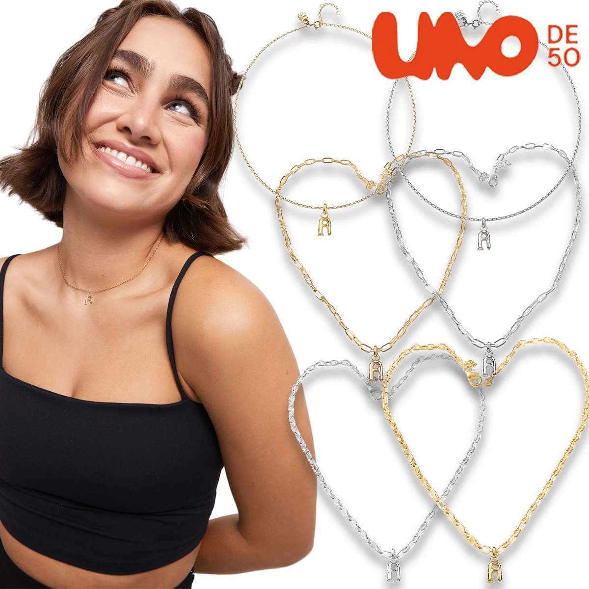 UNODE50 necklace Versatile, fashionable, simple, suitable for wearing jewelry when going out in daily life
UNODE50 necklace Versatile, fashionable, simple, suitable for wearing jewelry when going out in daily life
