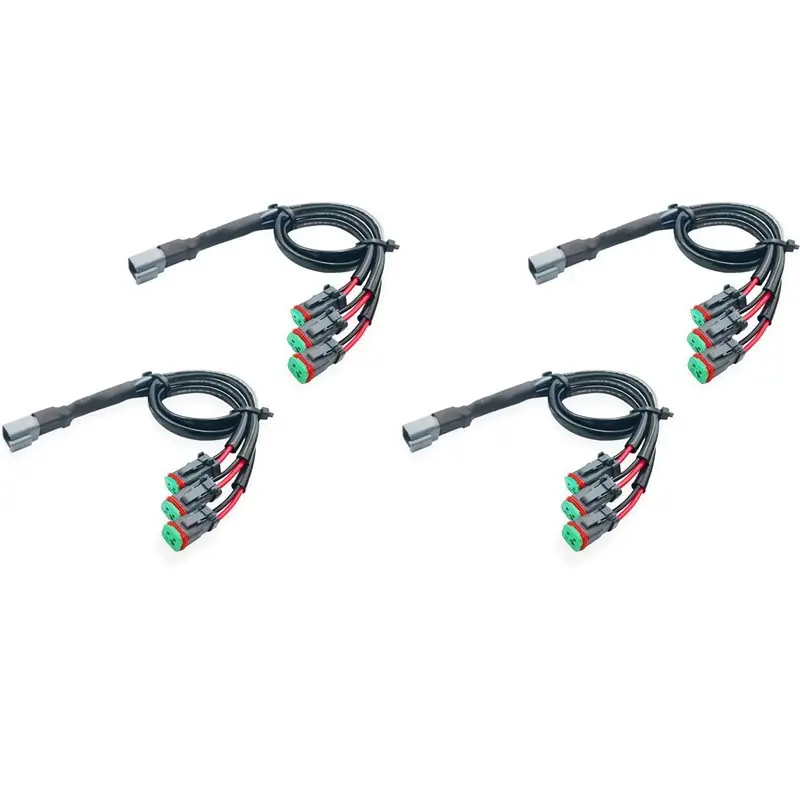 Powerful 4 Lead 3 In1 Deutsch Dual Outputs DT DTM Female Connector Socket Adapters For LED Fog Light LED Pod Lights LED Light Ba
Powerful 4 Lead 3 In1 Deutsch Dual Outputs DT DTM Female Connector Socket Adapters For LED Fog Light LED Pod Lights LED Light Ba