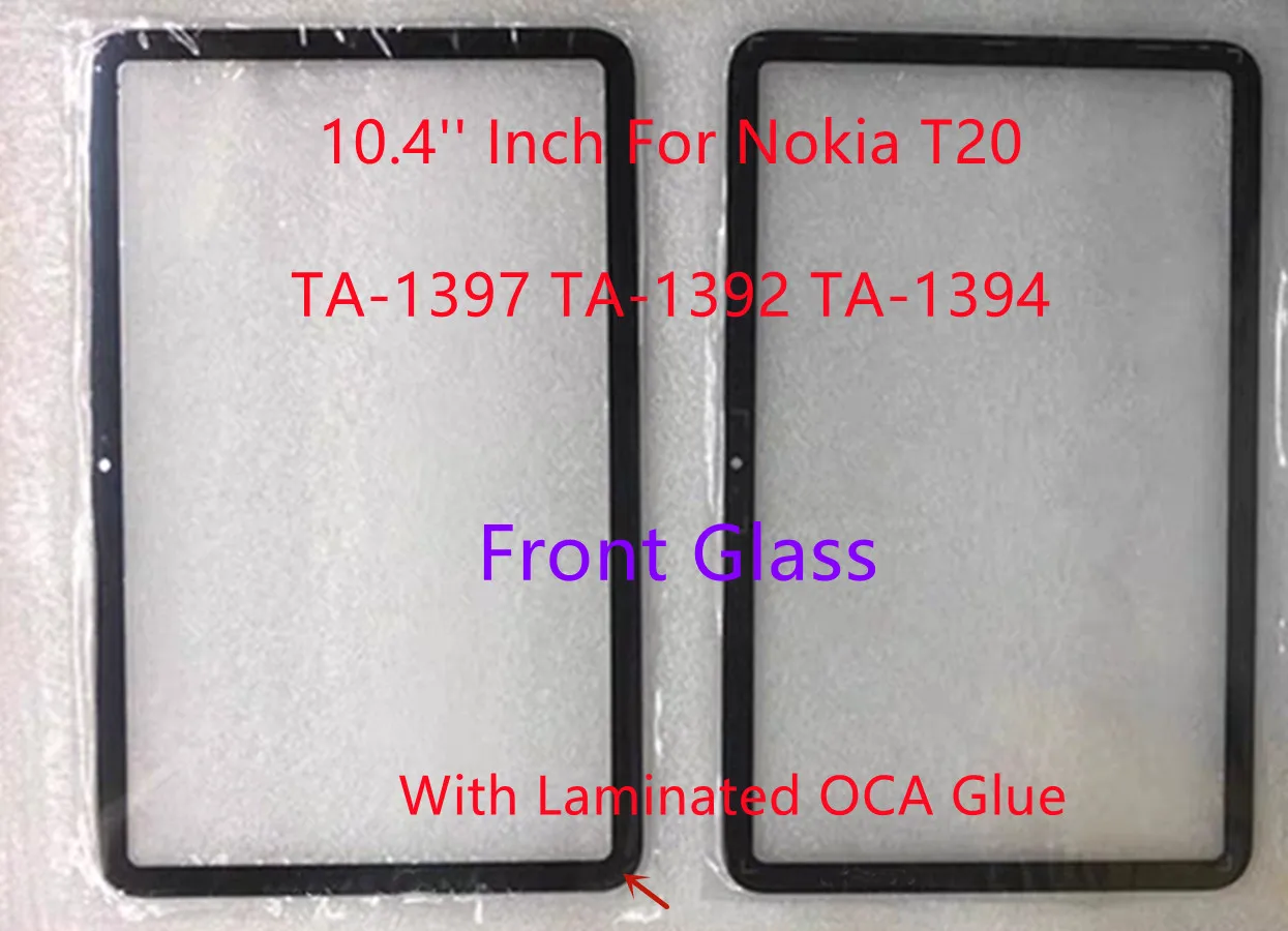 10,4-дюймовый сенсорный экран для Nokia T20 TA-1397 TA-1394 TA-1392, передняя стеклянная панель с клеем OCA, 100% тестирование
10,4-дюймовый сенсорный экран для Nokia T20 TA-1397 TA-1394 TA-1392, передняя стеклянная панель с клеем OCA, 100% тестирование