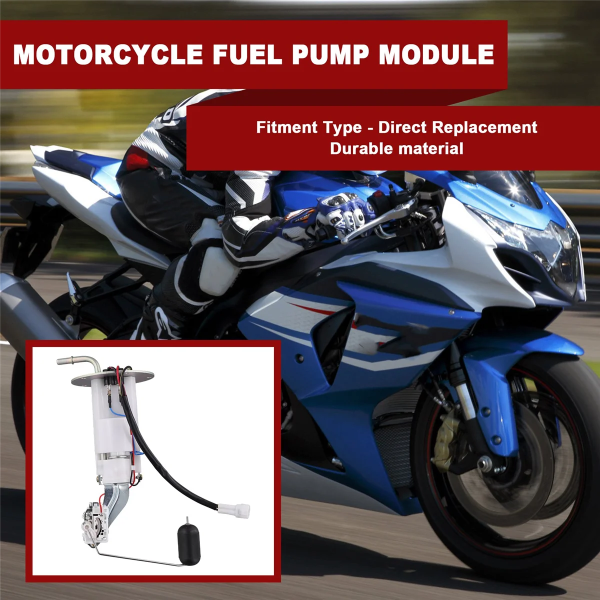 SCLS Motorcycle FUEL PUMP ASSEMBLY Fits for GSXR1000 GSX-R1000 2007-2011 15100-21H01
SCLS Motorcycle FUEL PUMP ASSEMBLY Fits for GSXR1000 GSX-R1000 2007-2011 15100-21H01