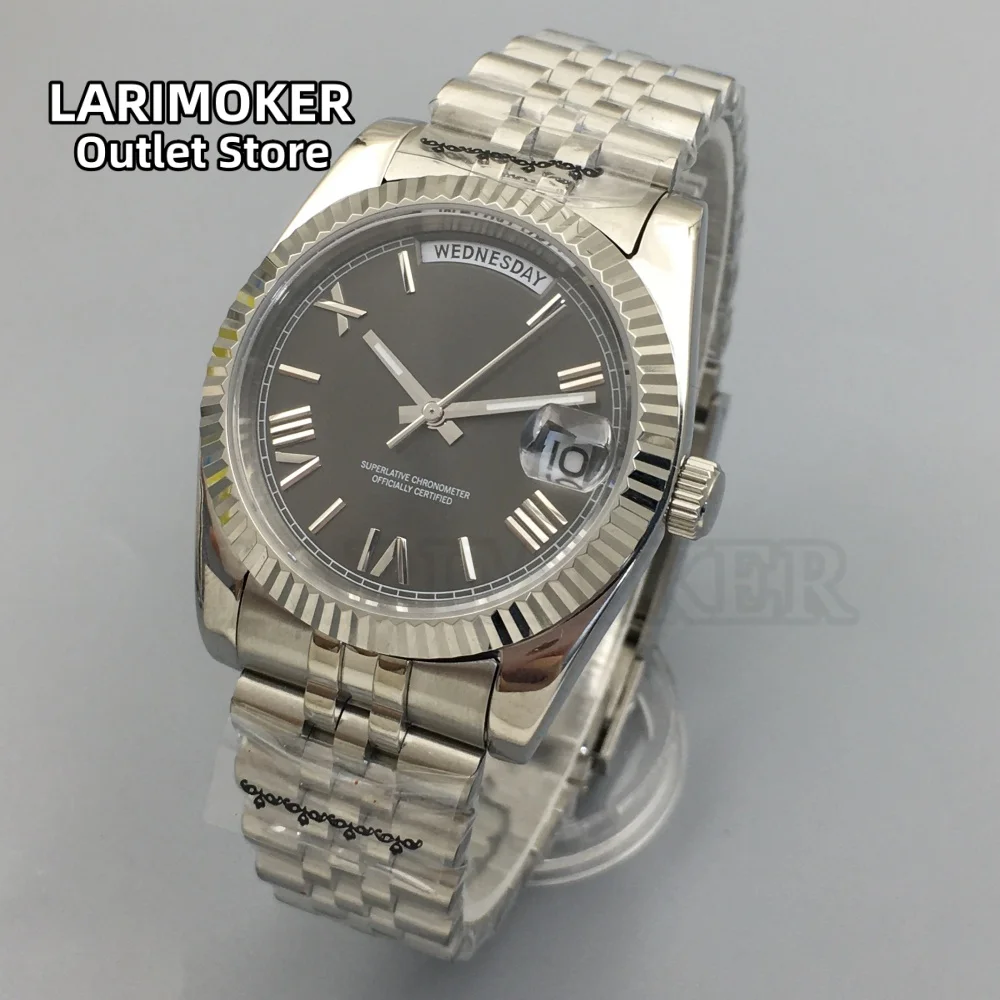 LARIMOKER 36MM 39MM Men's Automatic Mechanical Watch Miyota 8285 Movement Roman Numeral Dial Sapphire Glass Steel Waterproof
LARIMOKER 36MM 39MM Men's Automatic Mechanical Watch Miyota 8285 Movement Roman Numeral Dial Sapphire Glass Steel Waterproof