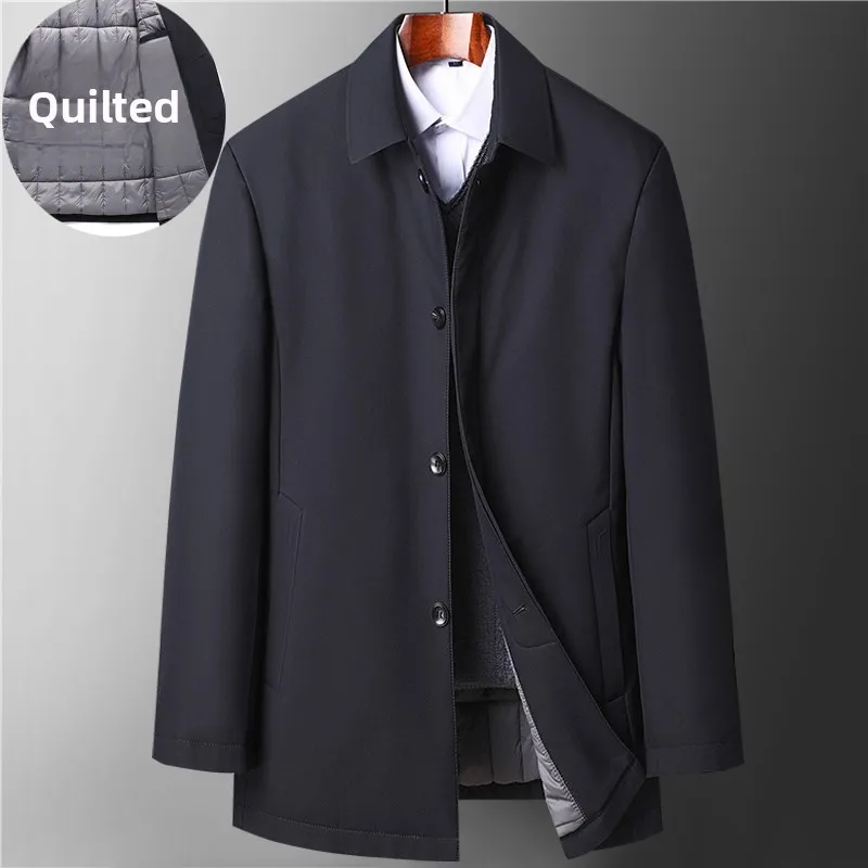 Lightweight Cotton Jaet for Middle-Aged And ly Men Casual Turn-down Collar Busin Father's Winter Coat Outerwear
Lightweight Cotton Jaet for Middle-Aged And ly Men Casual Turn-down Collar Busin Father's Winter Coat Outerwear