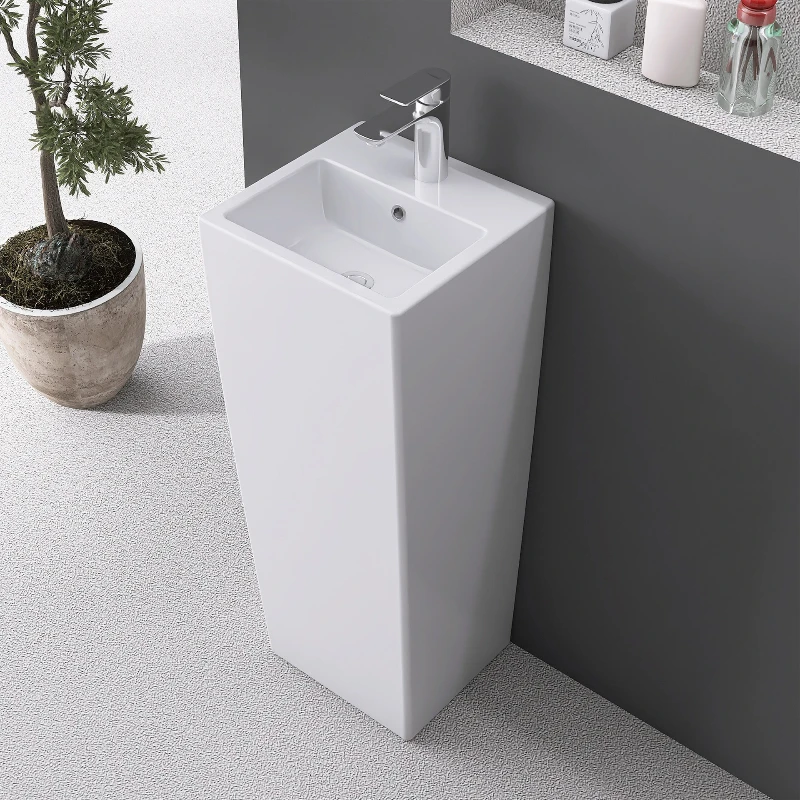 Column type washbasin Bathroom Column basin Integrated ceramic small floor wash basin Balcony basin
Column type washbasin Bathroom Column basin Integrated ceramic small floor wash basin Balcony basin