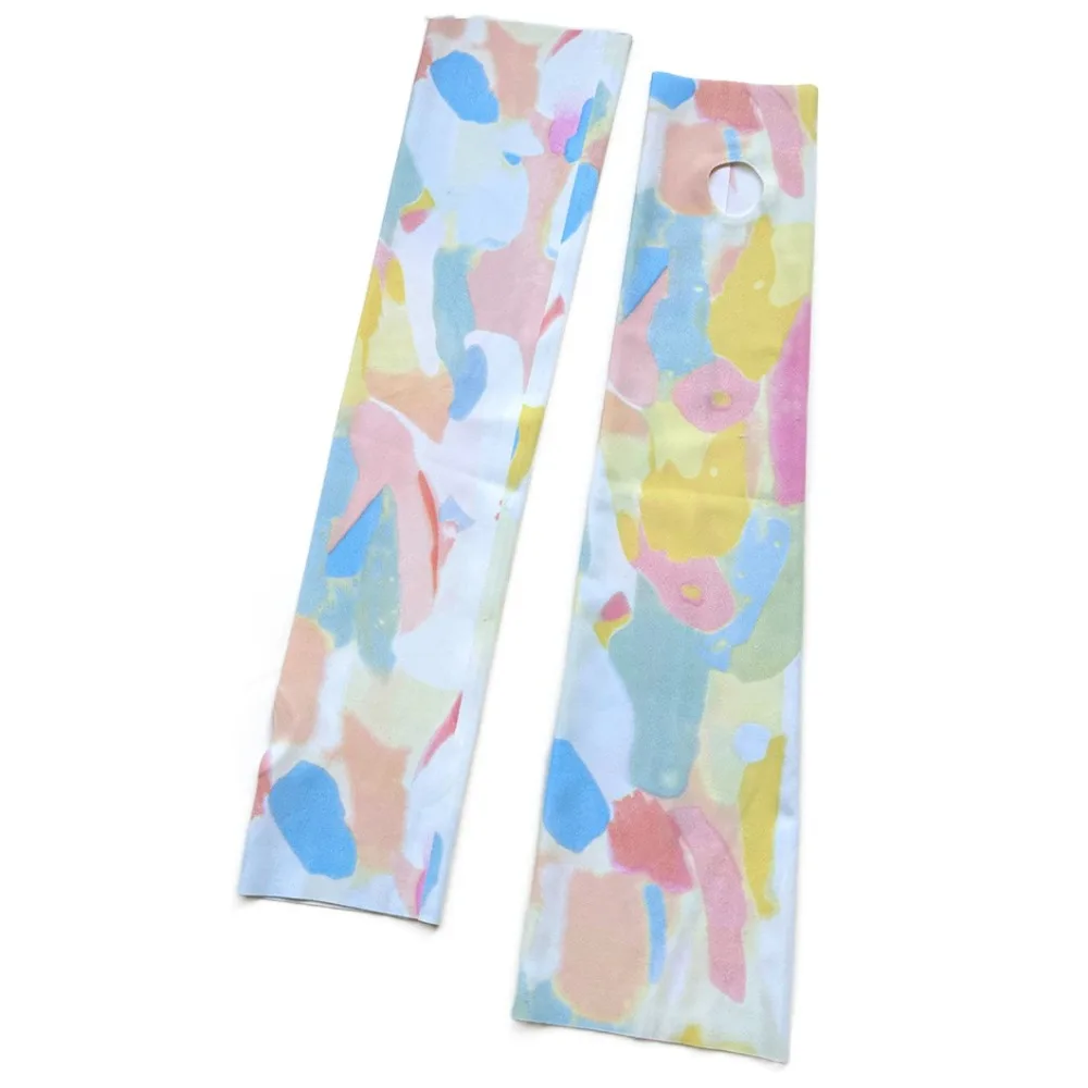 Elastic Colorful Girl Ice Silk Sleeves Anti-UV Seamless Sunscreen Sleeves Fashion UV Insulation Cycling Arm Sleeve Summer
Elastic Colorful Girl Ice Silk Sleeves Anti-UV Seamless Sunscreen Sleeves Fashion UV Insulation Cycling Arm Sleeve Summer