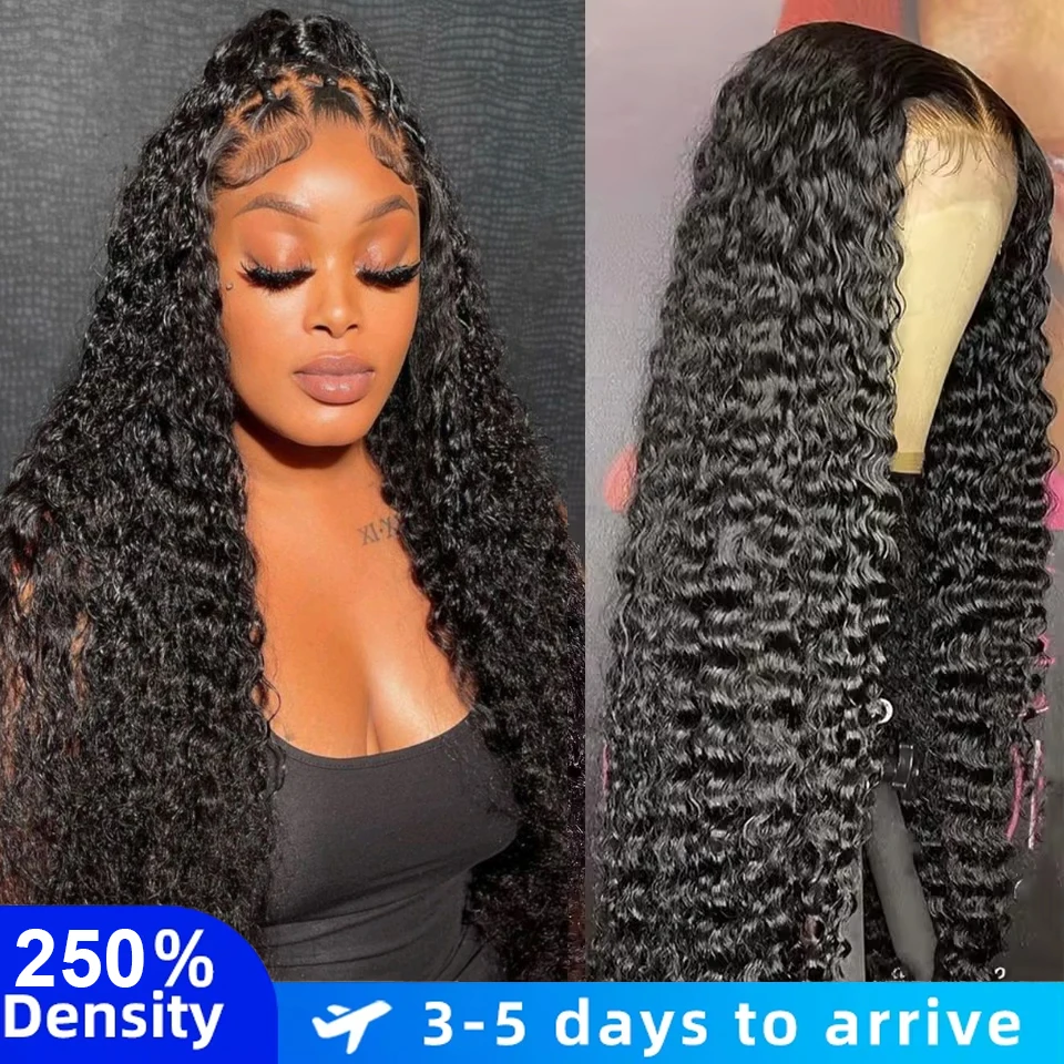 30 Inch Deep Wave Lace Front Wigs Human Hair, 13x4 HD Curly Lace Front Human Hair Glueless Frontal Deep Wave Wig for Women
30 Inch Deep Wave Lace Front Wigs Human Hair, 13x4 HD Curly Lace Front Human Hair Glueless Frontal Deep Wave Wig for Women