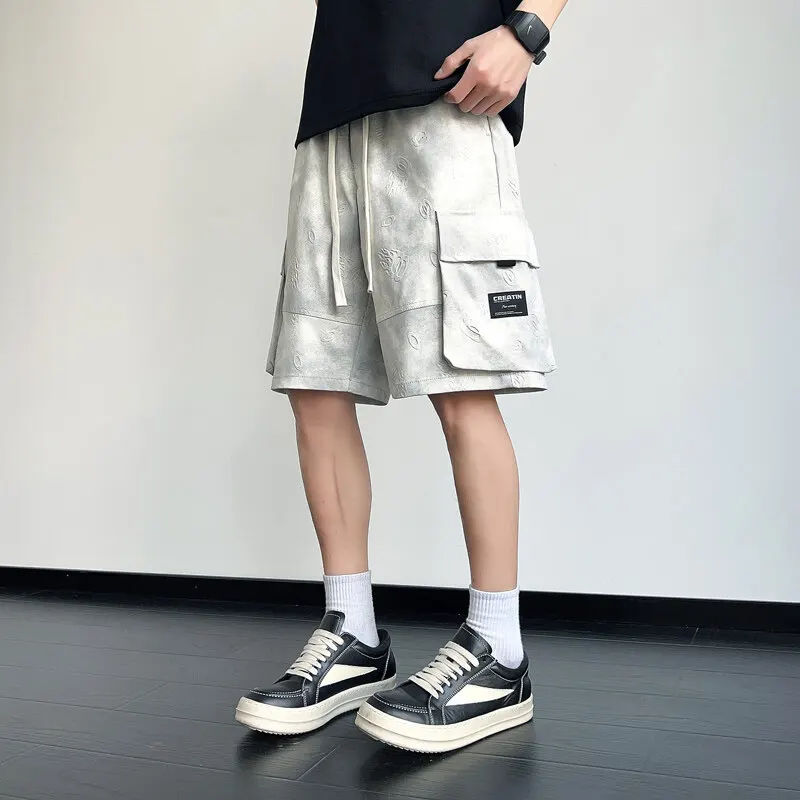 Casual Men's Shorts 2025 Summer High Streetwear Drawstring Knee-Length Cargo Pants Tactical Trouser Outdoor Sports Loose Joggers
Casual Men's Shorts 2025 Summer High Streetwear Drawstring Knee-Length Cargo Pants Tactical Trouser Outdoor Sports Loose Joggers