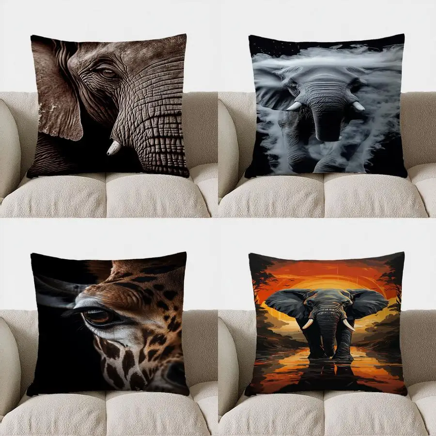 Home Decor Elephant Eye Striking Decorative Pillow Pattern Cushion Cover Suitable for Sofa Bedroom Car Pillow Cover
Home Decor Elephant Eye Striking Decorative Pillow Pattern Cushion Cover Suitable for Sofa Bedroom Car Pillow Cover