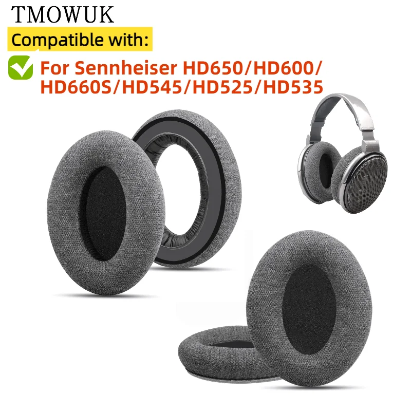 Leather Sleeve Cooling Gel Replacement Earpad for Sennheiser HD650/HD600/HD660S/HD545/HD525/HD535 Headphone TMOWUK
Leather Sleeve Cooling Gel Replacement Earpad for Sennheiser HD650/HD600/HD660S/HD545/HD525/HD535 Headphone TMOWUK