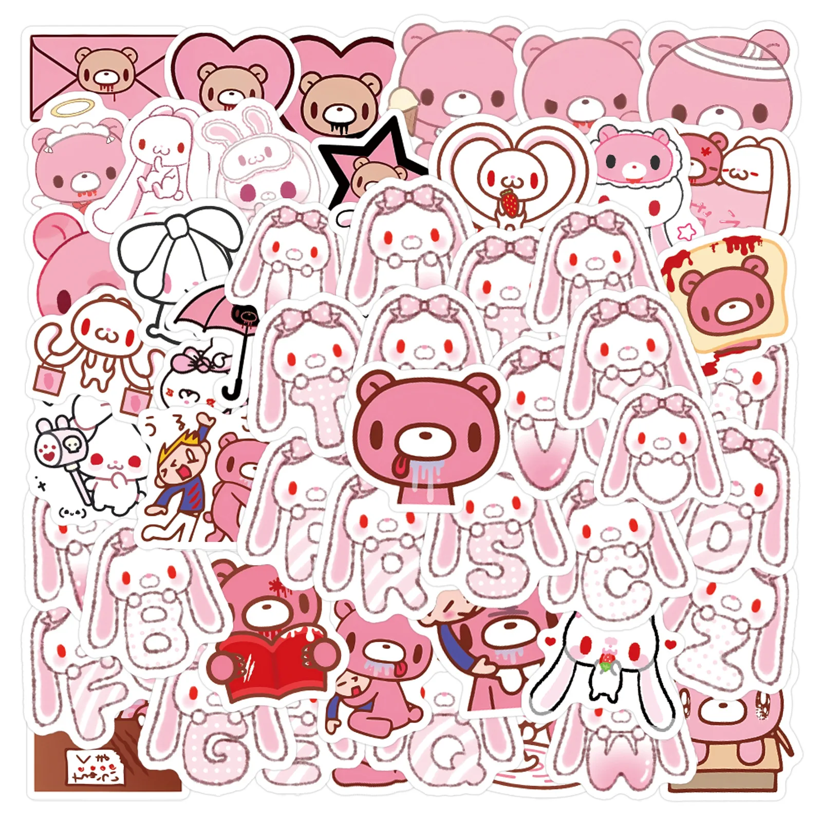 105pcs Cute Angry Bears Stickers Gloomy Bear Decals For Laptop Scrapbook Skateboard Helmet Suitcase DIY Aesthetic Stickers
105pcs Cute Angry Bears Stickers Gloomy Bear Decals For Laptop Scrapbook Skateboard Helmet Suitcase DIY Aesthetic Stickers