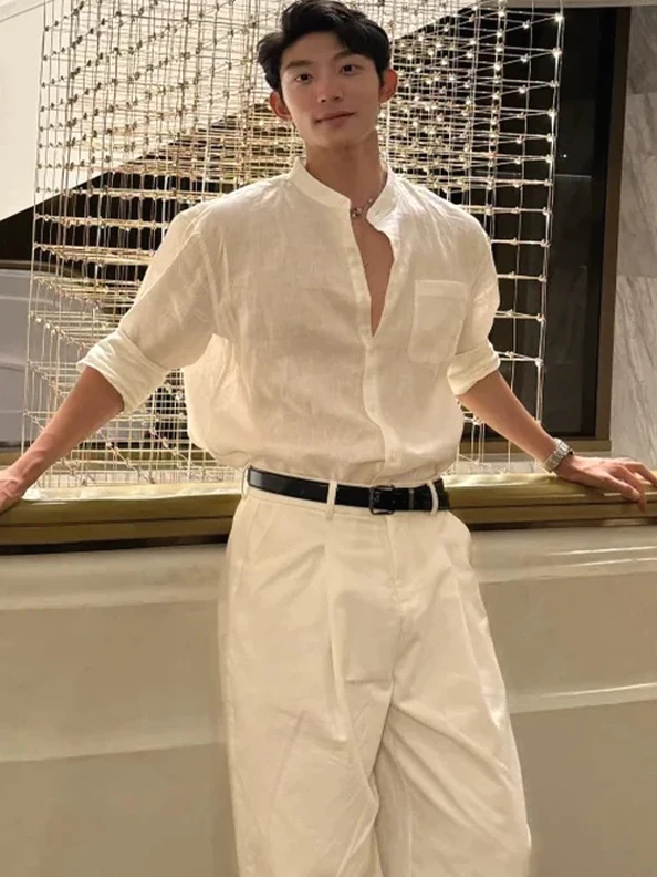 American Sle Cotton Linen irt Men's High Sensation Slim Fit ket Long Sve Casual Workwear Breathable Trendy irt
American Sle Cotton Linen irt Men's High Sensation Slim Fit ket Long Sve Casual Workwear Breathable Trendy irt