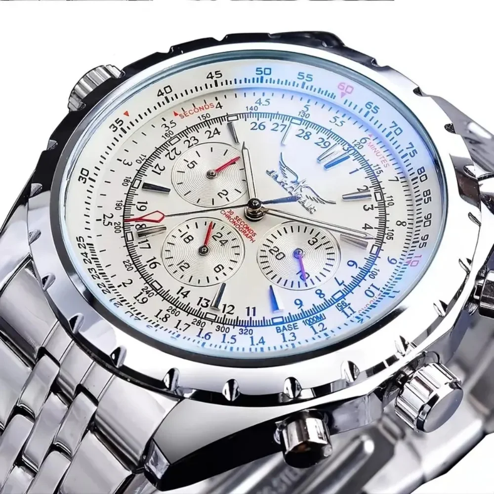 High-End Men's Watches Are a Stylish and Functionally Practical Mechanical Timepiece Made of Stainless Steel, Featuring a Hollow Design and a Large Dial. Its Attractive Appearance Makes It Suitable for Everyday Gifts, and It Requires No Batteries. It Is a
High-End Men's Watches Are a Stylish and Functionally Practical Mechanical Timepiece Made of Stainless Steel, Featuring a Hollow Design and a Large Dial. Its Attractive Appearance Makes It Suitable for Everyday Gifts, and It Requires No Batteries. It Is a