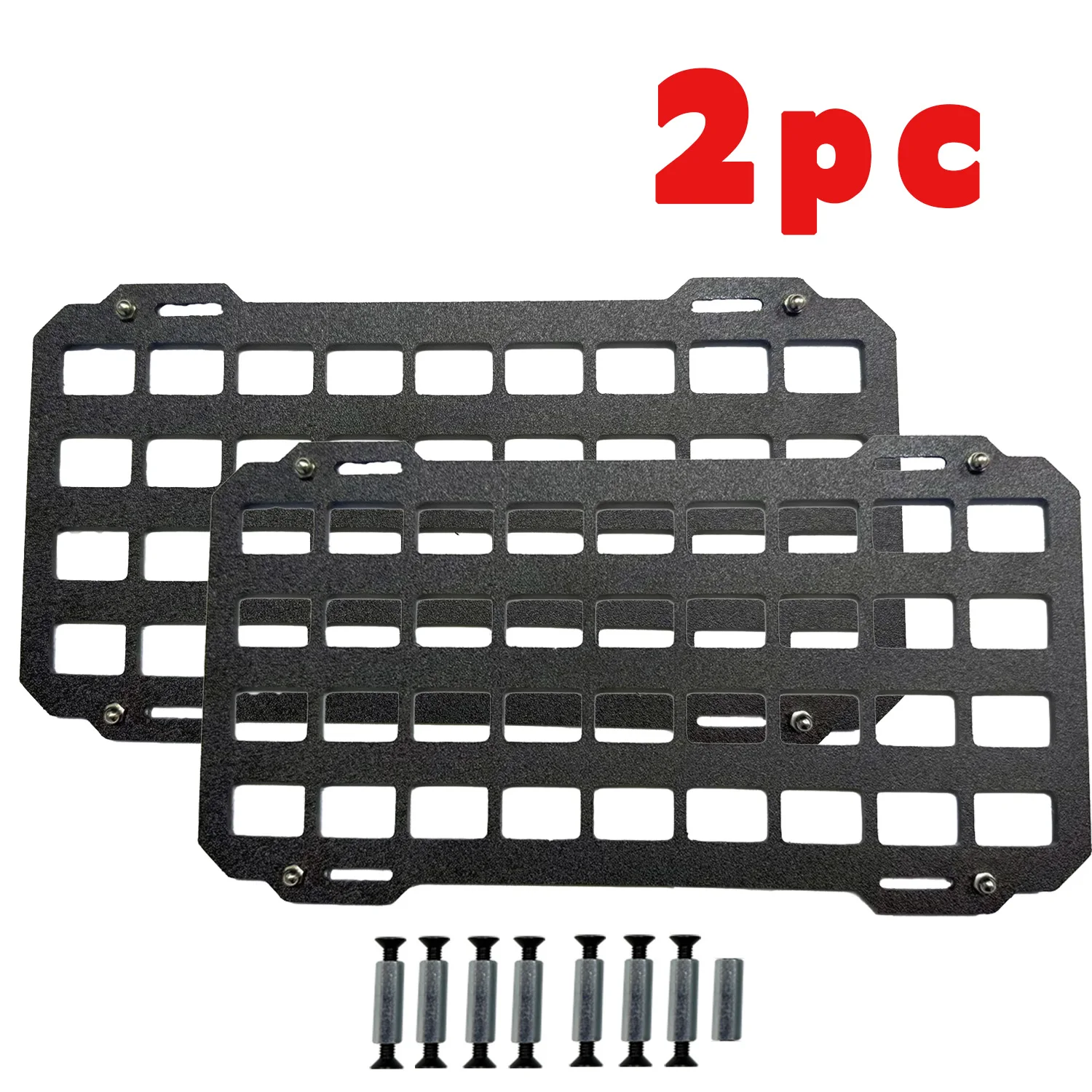 2PC motorcycle Molle ABS panel for tactical side box modular storage suspension system free installation nails
2PC motorcycle Molle ABS panel for tactical side box modular storage suspension system free installation nails
