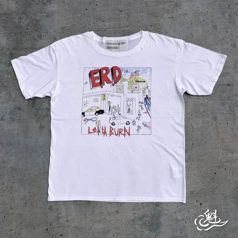 23ss High Street ERD Men's Round Neck Short Sleeve White Stamp Duty Casual T-shirt Y2k Streetwear Women T-shirt
23ss High Street ERD Men's Round Neck Short Sleeve White Stamp Duty Casual T-shirt Y2k Streetwear Women T-shirt