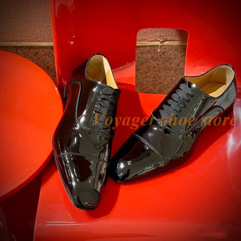 Black Patent Leather Wide Lace Brown Black Matte Leather Thin Lace Small Square Toe Business Men's Shoes Elite Suit Leather Shoe
Black Patent Leather Wide Lace Brown Black Matte Leather Thin Lace Small Square Toe Business Men's Shoes Elite Suit Leather Shoe