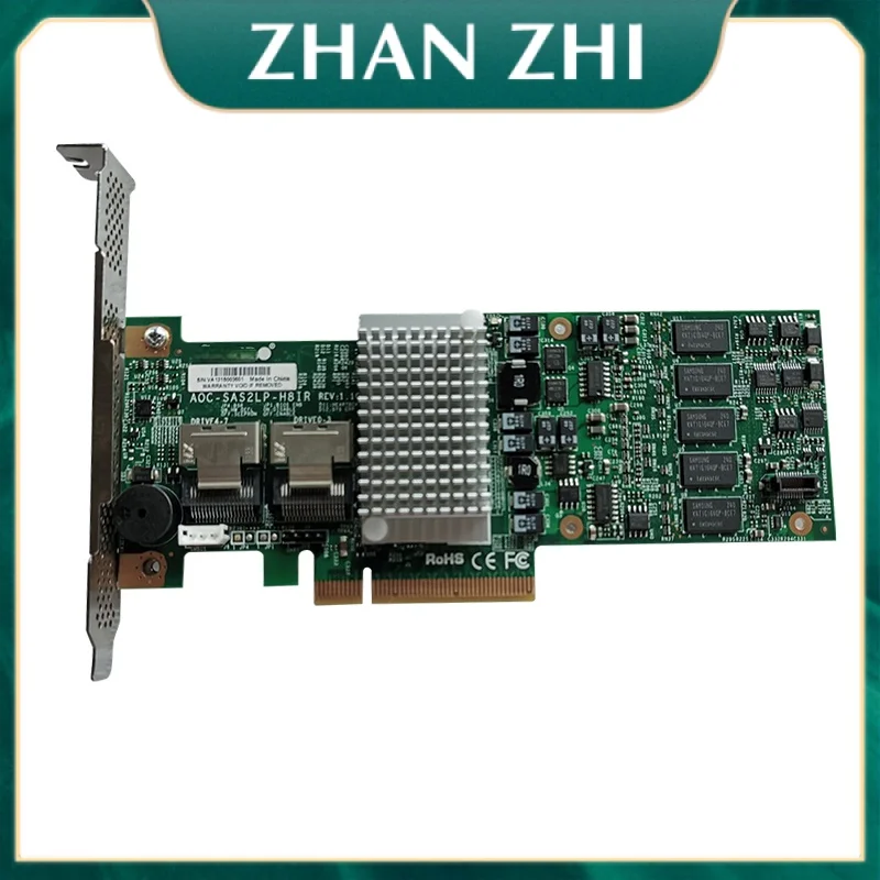 AOC-SAS2LP-H8IR LSI 2108 6 Gb/s 9260-8I SAS RAID Array Card PCI-e X8 RAID Controller PCIe Card
AOC-SAS2LP-H8IR LSI 2108 6 Gb/s 9260-8I SAS RAID Array Card PCI-e X8 RAID Controller PCIe Card