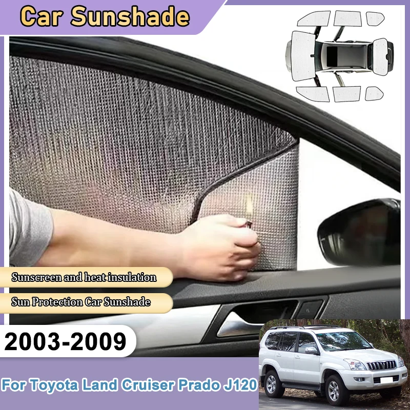 For Toyota Land Cruiser Prado J120 2003~2009 Sun Visors Car Full Windshield Window Sunshade Protect Privacy Anti-UV Accessories
For Toyota Land Cruiser Prado J120 2003~2009 Sun Visors Car Full Windshield Window Sunshade Protect Privacy Anti-UV Accessories