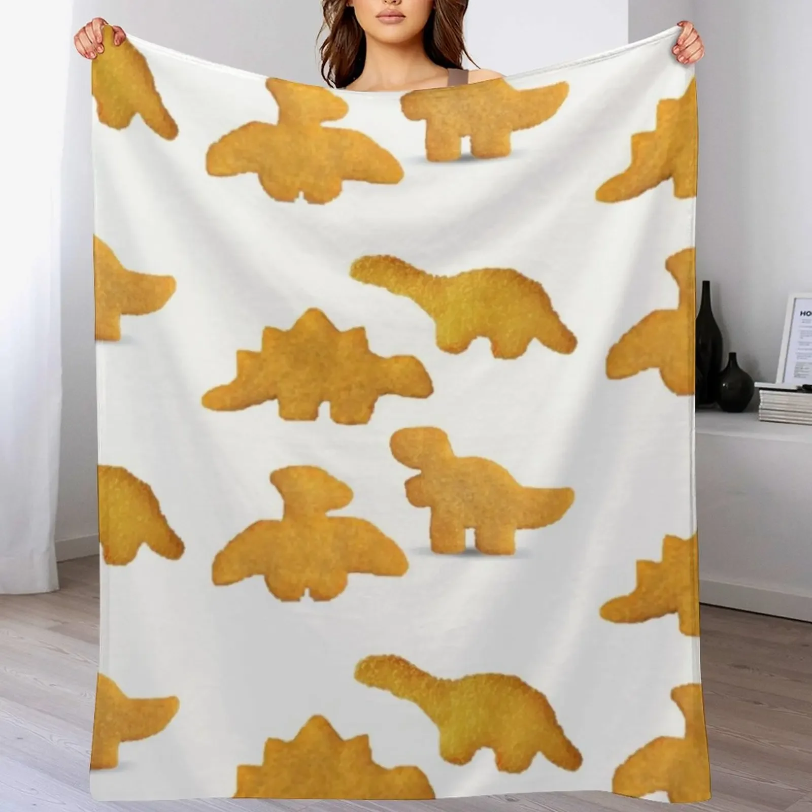 Dino nuggets Throw Blanket Outdoor Soft Blanket for Picnic Beach Camping
Dino nuggets Throw Blanket Outdoor Soft Blanket for Picnic Beach Camping