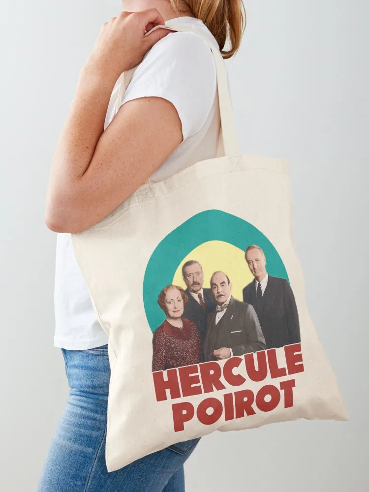 Detective Hercule Poirot with Miss Lemon and Captain Hastings and Inspector Japp Tote Bag sac pour femme supermarket folding bag
Detective Hercule Poirot with Miss Lemon and Captain Hastings and Inspector Japp Tote Bag sac pour femme supermarket folding bag