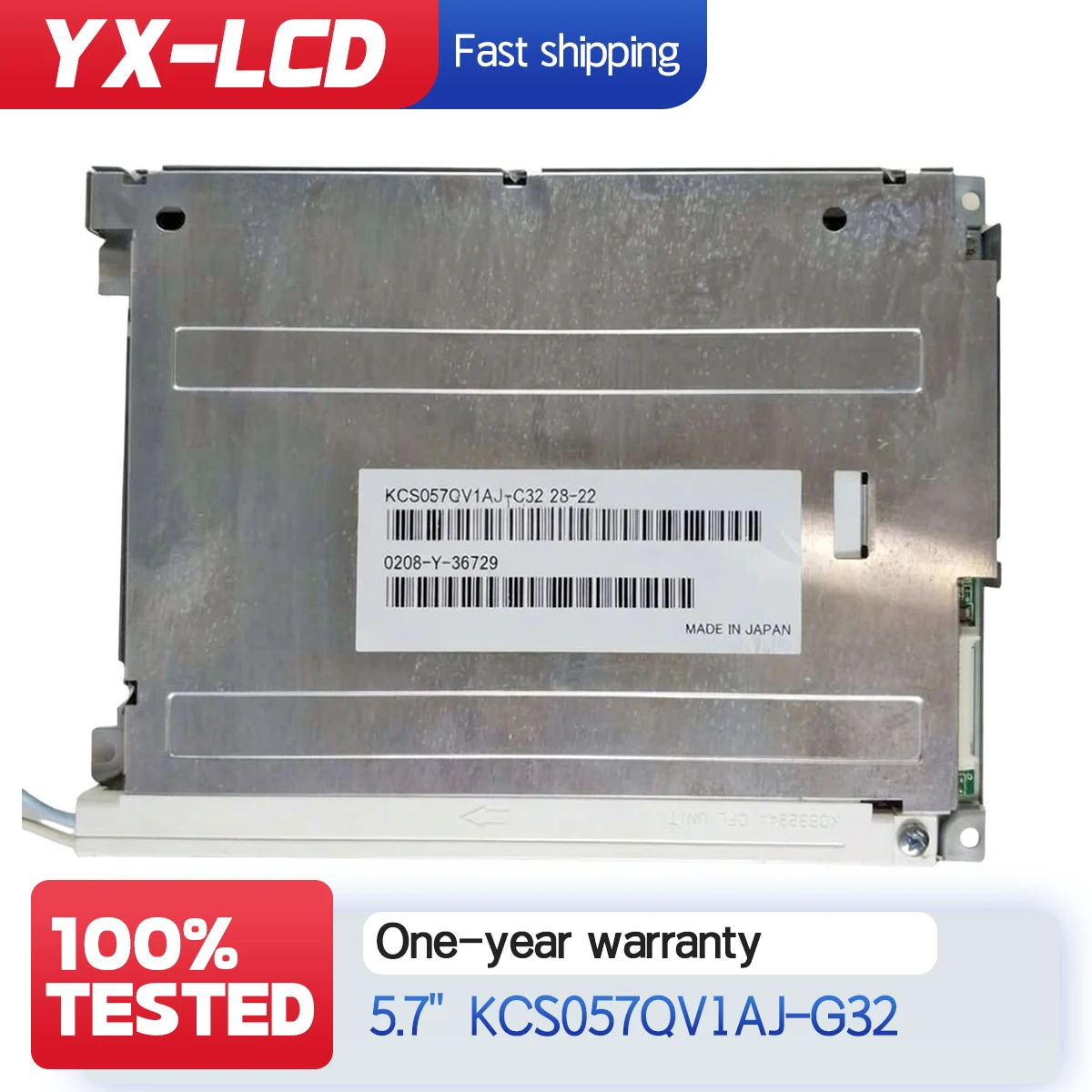 Совместим с 5,7-дюймовыми промышленными дисплейными панелями KCS057QV1AJ-G23/G32 KCS057QV1AJ-G39 KCS057QV1AJ-G20.
Совместим с 5,7-дюймовыми промышленными дисплейными панелями KCS057QV1AJ-G23/G32 KCS057QV1AJ-G39 KCS057QV1AJ-G20.