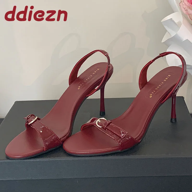 2025 New Elegant Women Heeled Sandals Shoes Female Slip On Footwear Fashion Round Party Ladies High Heels Sandals Pumps Shoes
2025 New Elegant Women Heeled Sandals Shoes Female Slip On Footwear Fashion Round Party Ladies High Heels Sandals Pumps Shoes